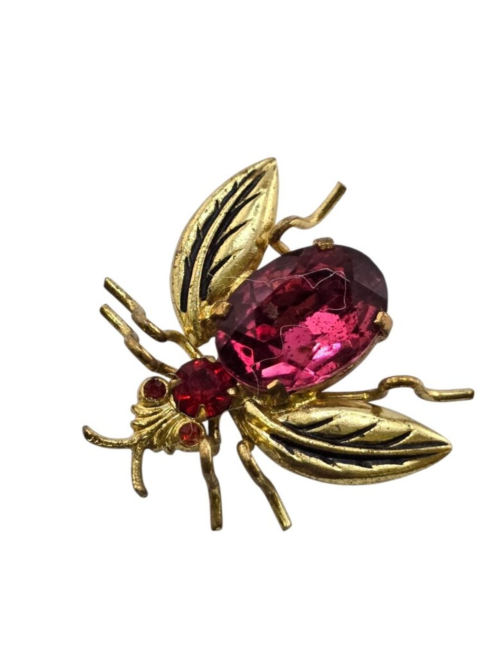 Vintage Signed Czecho Bug Fly Insect Brooch (A9142)